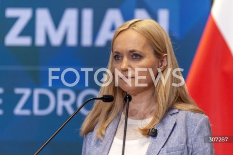  08.07.2026 WARSZAWA<br />KONFERENCJA W MINISTERSTWIE ZDROWIA<br />N/Z JOLANTA SOBIERANSKA GRENDA<br /> 