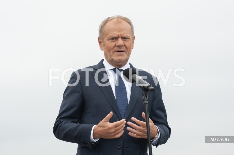  13.07.2026 WARSZAWA<br />KONFERENCJA NA TEMAT CENTRUM EUROPEJSKIEJ AGENCJI KOSMICZNEJ<br />N/Z PREMIER DONALD TUSK<br /> 