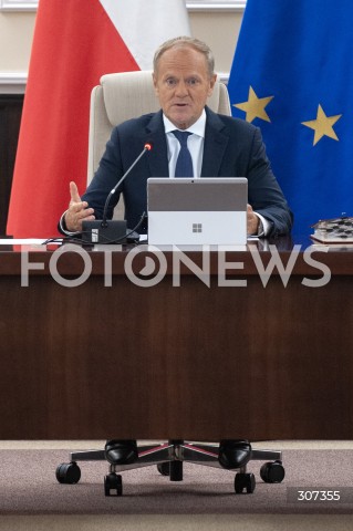  21.07.2026 WARSZAWA<br />POSIEDZENIE RADY MINISTROW<br />N/Z PREMIER DONALD TUSK<br /> 