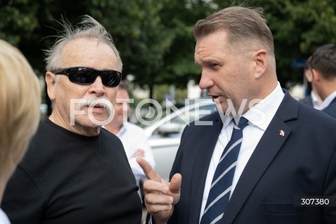  28.07.2026 WARSZAWA<br />DANIEL OBAJTEK PRZED PROKURATURA OKREGOWA<br />PROTEST SRODOWISK PRAWA  I SPRAWIEDLIWOSCI<br />N/Z ADAM BOROWSKI PRZEMYSLAW CZARNEK<br />FOT. MARCIN BANASZKIEWICZ/FOTONEWS  