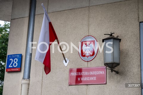  28.07.2026 WARSZAWA<br />DANIEL OBAJTEK PRZED PROKURATURA OKREGOWA<br />PROTEST SRODOWISK PRAWA  I SPRAWIEDLIWOSCI<br />N/Z PROKURATURA OGREGOWA<br />FOT. MARCIN BANASZKIEWICZ/FOTONEWS  