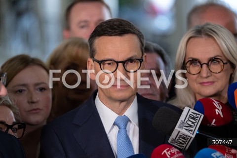  29.07.2026 WARSZAWA<br />POSIEDZENIE SEJMU RP<br />N/Z MATEUSZ MORAWIECKI<br />FOT. MARCIN BANASZKIEWICZ/FOTONEWS  