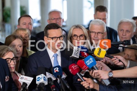  29.07.2026 WARSZAWA<br />POSIEDZENIE SEJMU RP<br />N/Z MATEUSZ MORAWIECKI ROZWOJ PLUS<br />FOT. MARCIN BANASZKIEWICZ/FOTONEWS  