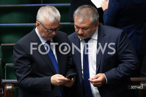  29.07.2026 WARSZAWA<br />POSIEDZENIE SEJMU RP<br />N/Z TOMASZ SIEMONIAK WALDEMAR ZUREK<br />FOT. MARCIN BANASZKIEWICZ/FOTONEWS  