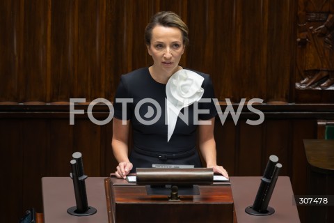  29.07.2026 WARSZAWA<br />POSIEDZENIE SEJMU RP<br />N/Z SYLWIA GREGORCZYK ABRAM RZECZNIK PRAW OBYWATELSKICH<br />FOT. MARCIN BANASZKIEWICZ/FOTONEWS  