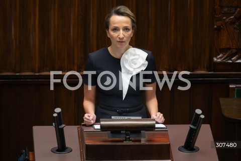  29.07.2026 WARSZAWA<br />POSIEDZENIE SEJMU RP<br />N/Z SYLWIA GREGORCZYK ABRAM RZECZNIK PRAW OBYWATELSKICH<br />FOT. MARCIN BANASZKIEWICZ/FOTONEWS  