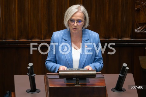  29.07.2026 WARSZAWA<br />POSIEDZENIE SEJMU RP<br />N/Z DOROTA NIEDZIELA<br />FOT. MARCIN BANASZKIEWICZ/FOTONEWS  