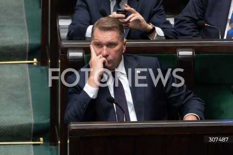 29.07.2026 WARSZAWA<br />POSIEDZENIE SEJMU RP<br />N/Z PRZEMYSLAW CZARNEK<br />FOT. MARCIN BANASZKIEWICZ/FOTONEWS  
