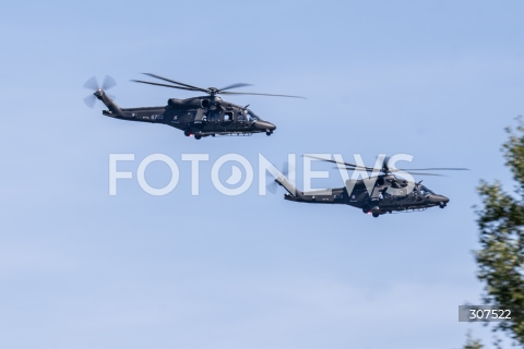  15.08.2026 WARSZAWA<br />SWIETO WOJSKA POLSKIEGO<br />DEFILADA POWIETRZNA<br />POLSKA SAFE<br />N/Z SMIGLOWIEC HELIKOPTER AGUSTA WESTLAND AW149<br />FOT. MARCIN BANASZKIEWICZ/FOTONEWS  