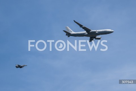  15.08.2026 WARSZAWA<br />SWIETO WOJSKA POLSKIEGO<br />DEFILADA POWIETRZNA<br />POLSKA SAFE<br />N/Z SAMOLOT AIRBUS A330 MRTT<br />FOT. MARCIN BANASZKIEWICZ/FOTONEWS  