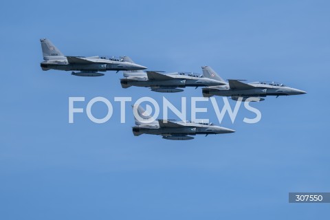  15.08.2026 WARSZAWA<br />SWIETO WOJSKA POLSKIEGO<br />DEFILADA POWIETRZNA<br />POLSKA SAFE<br />N/Z SAMOLOT SAMOLOTY KAI FA-50 FIGHTING EAGLE<br />FOT. MARCIN BANASZKIEWICZ/FOTONEWS  