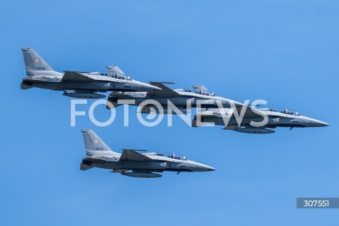  15.08.2026 WARSZAWA<br />SWIETO WOJSKA POLSKIEGO<br />DEFILADA POWIETRZNA<br />POLSKA SAFE<br />N/Z SAMOLOT SAMOLOTY KAI FA-50 FIGHTING EAGLE<br />FOT. MARCIN BANASZKIEWICZ/FOTONEWS  