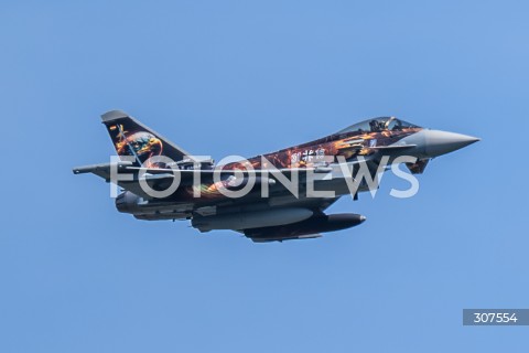  15.08.2026 WARSZAWA<br />SWIETO WOJSKA POLSKIEGO<br />DEFILADA POWIETRZNA<br />POLSKA SAFE<br />N/Z SAMOLOT LUFTWAFFE EUROFIGHTER EF-2000 TYPHOON<br />FOT. MARCIN BANASZKIEWICZ/FOTONEWS  