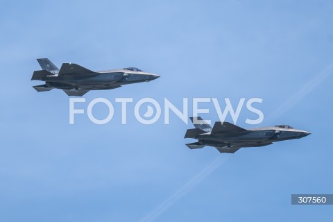  15.08.2026 WARSZAWA<br />SWIETO WOJSKA POLSKIEGO<br />DEFILADA POWIETRZNA<br />POLSKA SAFE<br />N/Z SAMOLOT SAMOLOTY F35 F-35 F-35A HUSARZ <br />FOT. MARCIN BANASZKIEWICZ/FOTONEWS  