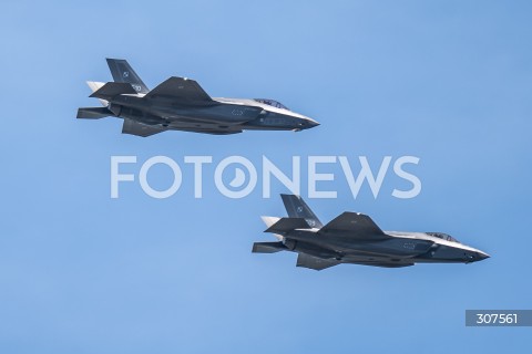  15.08.2026 WARSZAWA<br />SWIETO WOJSKA POLSKIEGO<br />DEFILADA POWIETRZNA<br />POLSKA SAFE<br />N/Z SAMOLOT SAMOLOTY F35 F-35 F-35A HUSARZ <br />FOT. MARCIN BANASZKIEWICZ/FOTONEWS  