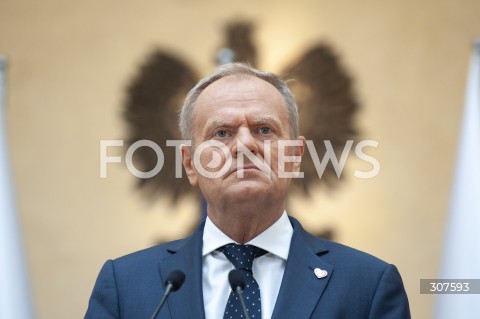  19.08.2026 WARSZAWA<br />KONFERENCJA W KPRM<br />N/Z PREMIER DONALD TUSK<br /> 