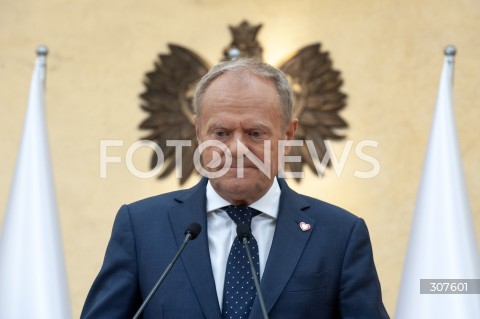  19.08.2026 WARSZAWA<br />KONFERENCJA W KPRM<br />N/Z PREMIER DONALD TUSK<br /> 