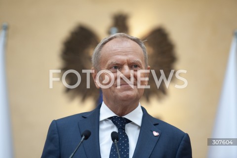  19.08.2026 WARSZAWA<br />KONFERENCJA W KPRM<br />N/Z PREMIER DONALD TUSK<br /> 