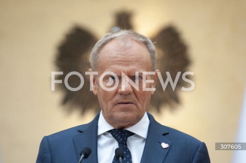  19.08.2026 WARSZAWA<br />KONFERENCJA W KPRM<br />N/Z PREMIER DONALD TUSK<br /> 