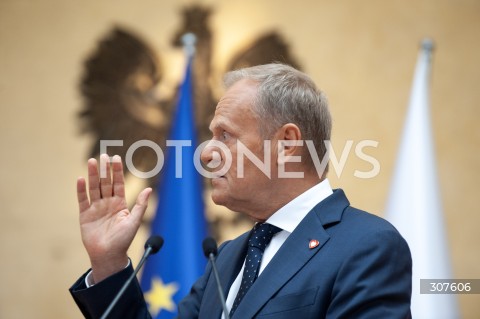  19.08.2026 WARSZAWA<br />KONFERENCJA W KPRM<br />N/Z PREMIER DONALD TUSK<br /> 
