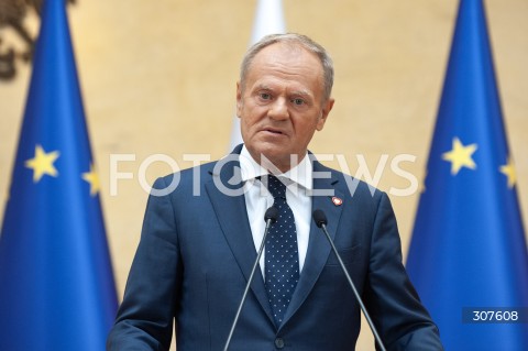  19.08.2026 WARSZAWA<br />KONFERENCJA W KPRM<br />N/Z PREMIER DONALD TUSK<br /> 