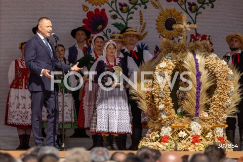  13.09.2026 TRYNCZA <br />DOZYNKI PREZYDENCKIE W TRYNCZY NA PODKARPACIU Z UDZIALEM PARY PREZYDENCKIEJ RP<br />N/Z PREZYDENT RP KAROL NAWROCKI <br /> 