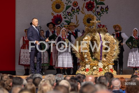 13.09.2026 TRYNCZA <br />DOZYNKI PREZYDENCKIE W TRYNCZY NA PODKARPACIU Z UDZIALEM PARY PREZYDENCKIEJ RP<br />N/Z PREZYDENT RP KAROL NAWROCKI <br /> 