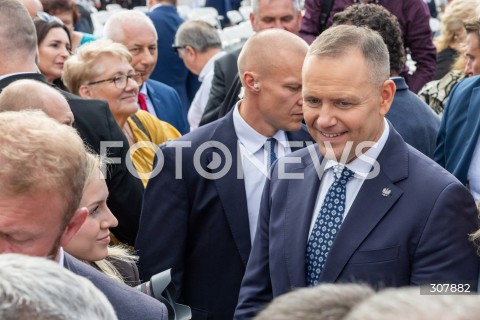  13.09.2026 TRYNCZA <br />DOZYNKI PREZYDENCKIE W TRYNCZY NA PODKARPACIU Z UDZIALEM PARY PREZYDENCKIEJ RP<br />N/Z PREZYDENT RP KAROL NAWROCKI <br /> 