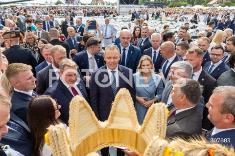  13.09.2026 TRYNCZA <br />DOZYNKI PREZYDENCKIE W TRYNCZY NA PODKARPACIU Z UDZIALEM PARY PREZYDENCKIEJ RP<br />N/Z PREZYDENT RP KAROL NAWROCKI MARTA NAWROCKA <br /> 