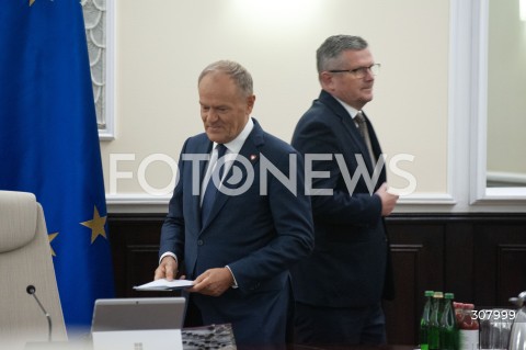  22.09.2026 WARSZAWA<br />POSIEDZENIE RADY MINISTROW<br />N/Z PREMIER DONALD TUSK MARCIN BOSACKI<br /> 