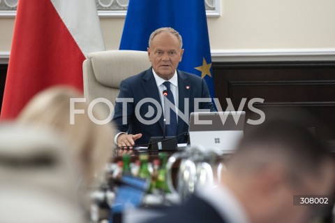  22.09.2026 WARSZAWA<br />POSIEDZENIE RADY MINISTROW<br />N/Z PREMIER DONALD TUSK<br /> 