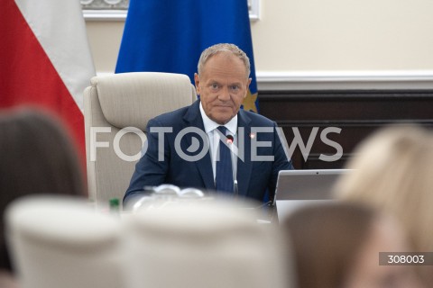  22.09.2026 WARSZAWA<br />POSIEDZENIE RADY MINISTROW<br />N/Z PREMIER DONALD TUSK<br /> 