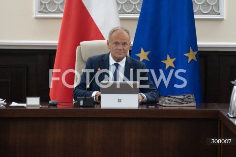  22.09.2026 WARSZAWA<br />POSIEDZENIE RADY MINISTROW<br />N/Z PREMIER DONALD TUSK<br /> 