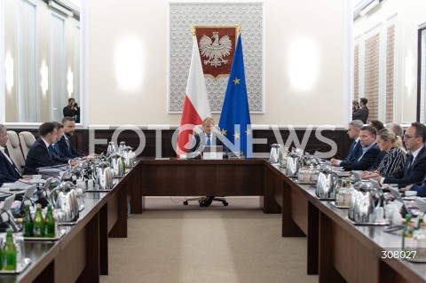 Posiedzenie Rady Ministrów w Warszawie