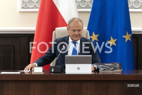  29.09.2026 WARSZAWA<br />POSIEDZENIE RADY MINISTROW<br />N/Z PREMIER DONALD TUSK<br /> 
