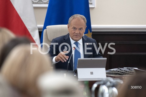  06.10.2026 WARSZAWA<br />POSIEDZENIE RADY MINISTROW<br />N/Z PREMIER DONALD TUSK<br /> 