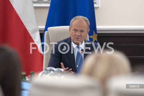  06.10.2026 WARSZAWA<br />POSIEDZENIE RADY MINISTROW<br />N/Z PREMIER DONALD TUSK<br /> 