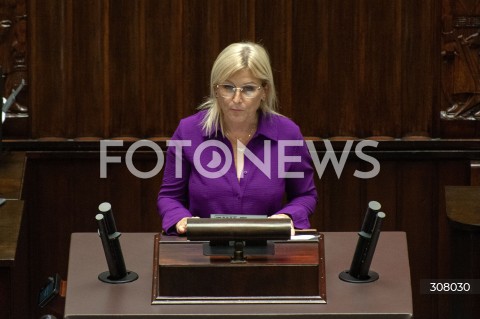 06.10.2026 WARSZAWA<br />POSIEDZENIE SEJMU<br />N/Z BARBARA OKULA<br /> 