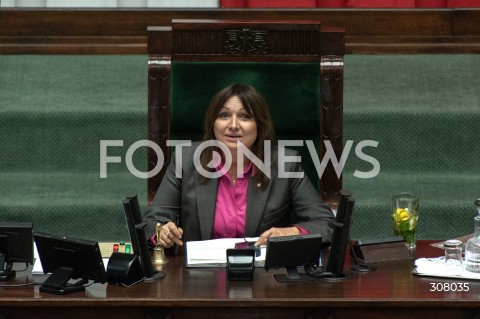  06.10.2026 WARSZAWA<br />POSIEDZENIE SEJMU<br />N/Z MONIKA WIELICHOWSKA<br /> 