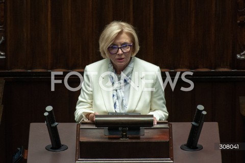  06.10.2026 WARSZAWA<br />POSIEDZENIE SEJMU<br />N/Z MARZENA ANNA MACHALEK<br /> 