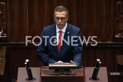  07.10.2026 WARSZAWA<br />POSIEDZENIE SEJMU<br />N/Z JAROSLAW SACHAJKO<br /> 