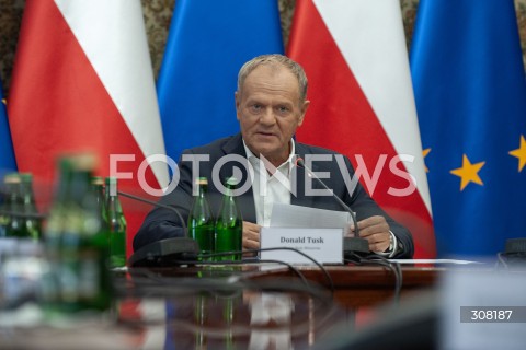  08.10.2026 WARSZAWA<br />NARADA NA TEMAT BEZPIECZENSTWA<br />N/Z PREMIER DONALD TUSK <br /> 