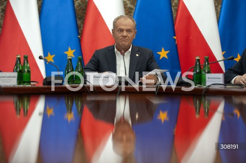  08.10.2026 WARSZAWA<br />NARADA NA TEMAT BEZPIECZENSTWA<br />N/Z PREMIER DONALD TUSK<br /> 