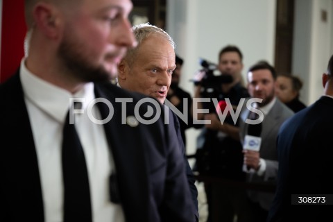  08.10.2026 WARSZAWA<br />POSIEDZENIE SEJMU<br />N/Z PREMIER DONALD TUSK<br />FOT. MARCIN BANASZKIEWICZ/FOTONEWS  
