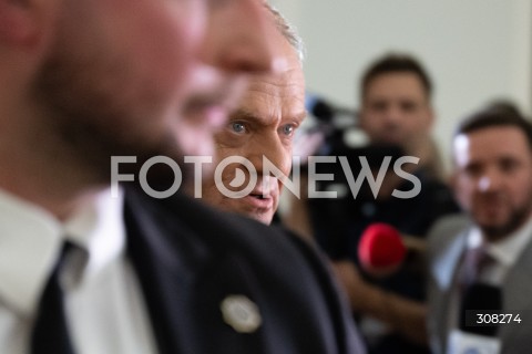  08.10.2026 WARSZAWA<br />POSIEDZENIE SEJMU<br />N/Z PREMIER DONALD TUSK<br />FOT. MARCIN BANASZKIEWICZ/FOTONEWS  