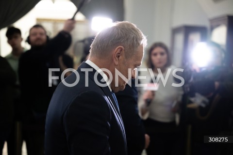 08.10.2026 WARSZAWA<br />POSIEDZENIE SEJMU<br />N/Z PREMIER DONALD TUSK<br />FOT. MARCIN BANASZKIEWICZ/FOTONEWS  