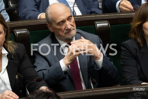  08.10.2026 WARSZAWA<br />POSIEDZENIE SEJMU<br />N/Z ANTONI MACIEREWICZ<br />FOT. MARCIN BANASZKIEWICZ/FOTONEWS  
