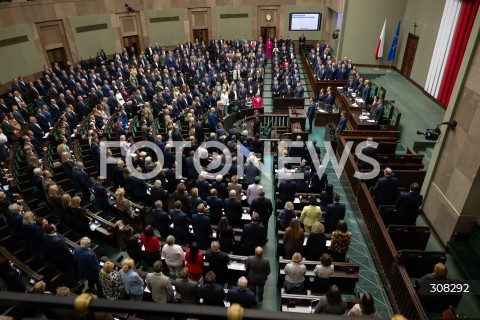  08.10.2026 WARSZAWA<br />POSIEDZENIE SEJMU<br />N/Z SEJM SALA PLENARNA POSLOWIE<br />FOT. MARCIN BANASZKIEWICZ/FOTONEWS  