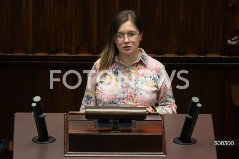  08.10.2026 WARSZAWA<br />POSIEDZENIE SEJMU<br />N/Z PAULINA MATYSIAK<br />FOT. MARCIN BANASZKIEWICZ/FOTONEWS  