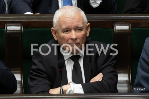 08.10.2026 WARSZAWA<br />POSIEDZENIE SEJMU<br />N/Z JAROSLAW KACZYNSKI<br />FOT. MARCIN BANASZKIEWICZ/FOTONEWS  